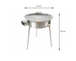 GrillSymbol Paella Cooking Set PRO-720, ø 72 cm