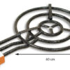 GrillSymbol Brûleur à gaz extérieur B600, ø 60 cm/21kW