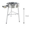 GrillSymbol Pieds renforcés pour brûleurs à gaz ø 60/ 70 cm