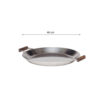 GrillSymbol Stainless Steel Paella Pan FP-460 inox, ø 46 cm