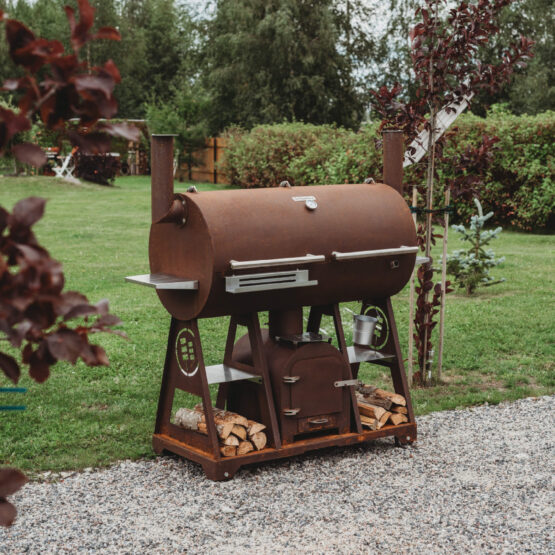 GrillSymbol Smoker Holzkohlegrill Smoky Beast XL SUPERPREIS