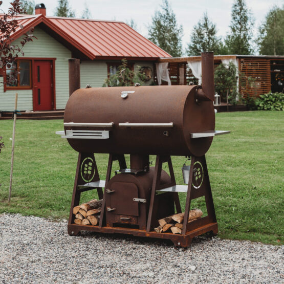 GrillSymbol Smoker Holzkohlegrill Smoky Beast XL SUPERPREIS