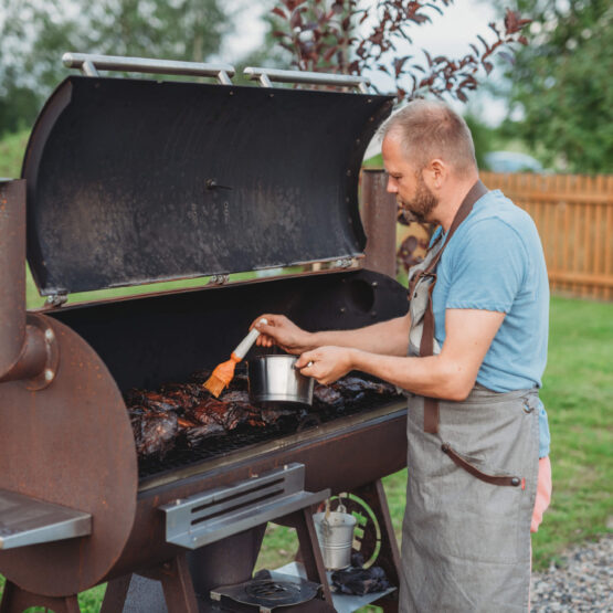GrillSymbol Smoker Holzkohlegrill Smoky Beast XL SUPERPREIS