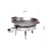 GrillSymbol Paella Cooking Set PRO-460, ø 46 cm