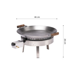 GrillSymbol Paella Cooking Set PRO-460, ø 46 cm (Fabric cover and bag for free!)