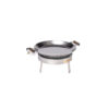 GrillSymbol Paella Cooking Set PRO-460 inox, ø 46 cm (Fabric cover and bag for free!)