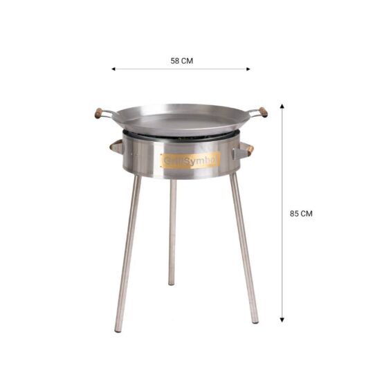 GrillSymbol Paella Pfanne Grill PRO-580