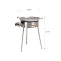 GrillSymbol Paella Cooking Set PRO-580 inox, ø 58 cm