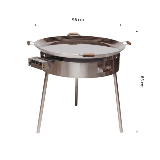 GrillSymbol Paella Pfanne Grill PRO-960 inox