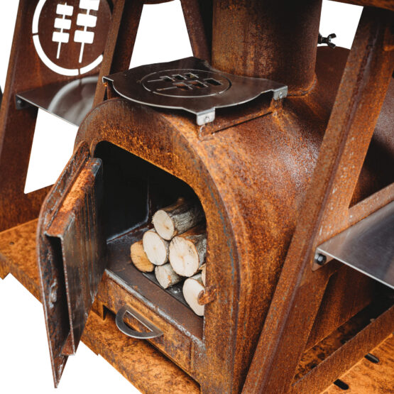 GrillSymbol Smoker Holzkohlegrill Smoky Beast XL SUPERPREIS