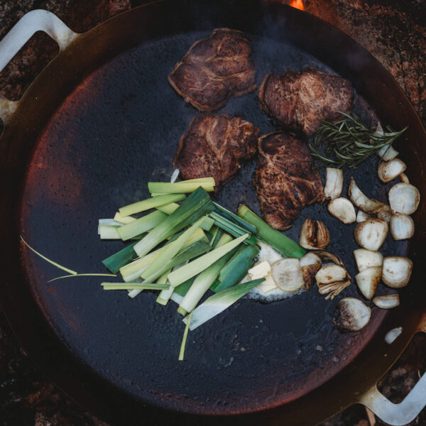 GrillSymbol Poêle à paella sur le feu Stark Set 580, ø 58 cm