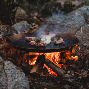 GrillSymbol Feuerpfanne auf Beinen Stark Set 580, ∅ 58 cm