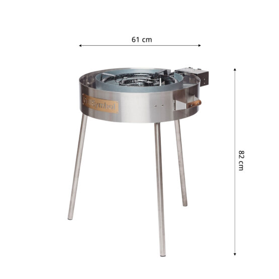 GrillSymbol Profi Hockerkocher für Außenbedingungen TW-720