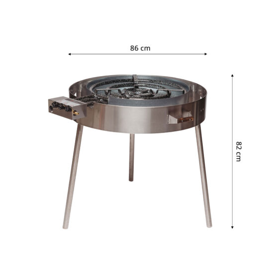 GrillSymbol Profi Hockerkocher Für Außenbedingungen TW-960