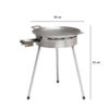 GrillSymbol Paella Cooking Set Basic-580, ø 58 cm