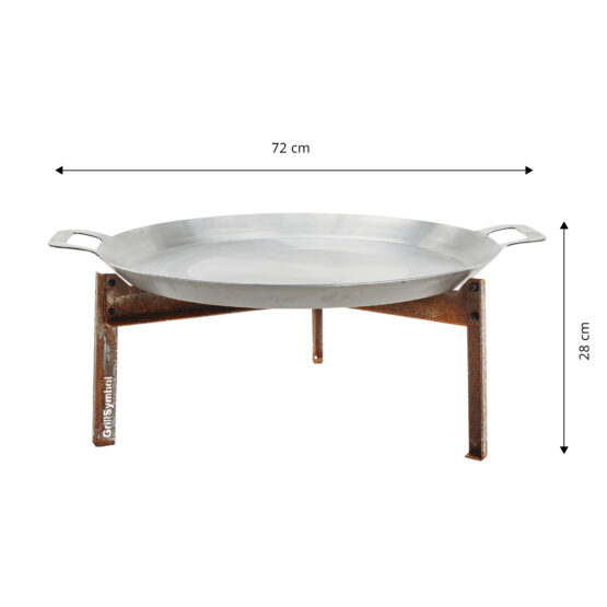 GrillSymbol Campfire Skillet Stark Set, ø 72 cm