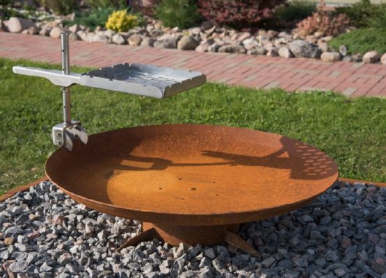 GrillSymbol Brasero en acier Corten Chiaro XL ø 91 cm