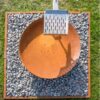 GrillSymbol Corten Steel Fire Pit Chiaro XL