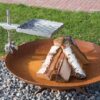 GrillSymbol Corten Steel Fire Pit Chiaro XL