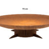 GrillSymbol Corten Steel Fire Pit Chiaro XL