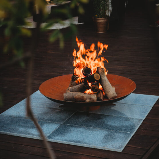 GrillSymbol Corten Steel Fire Pit Chiaro XL