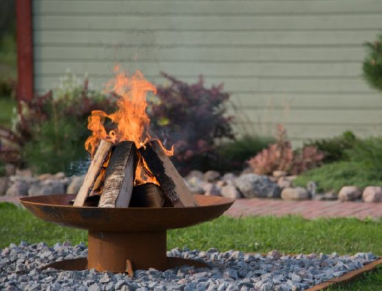 GrillSymbol Corten Steel Fire Pit Chiaro