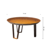 GrillSymbol Corten Steel Fire Pit Elegante, ø 72 cm