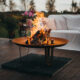 GrillSymbol focolare Elegante XL in acciaio al cor-ten GrillSymbol focolare Elegante XL in acciaio al cor-ten