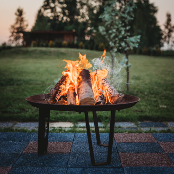 GrillSymbol Corten Steel Fire Pit Elegante, ø 72 cm