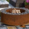 GrillSymbol Corten Steel Fire Pit Luna SPECIAL OFFER