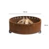 GrillSymbol Brasero en acier Corten Legend ø 116 cm