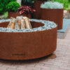 GrillSymbol Corten Steel Fire Pit Luna SPECIAL OFFER