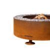 GrillSymbol Corten Steel Fire Pit Luna SPECIAL OFFER