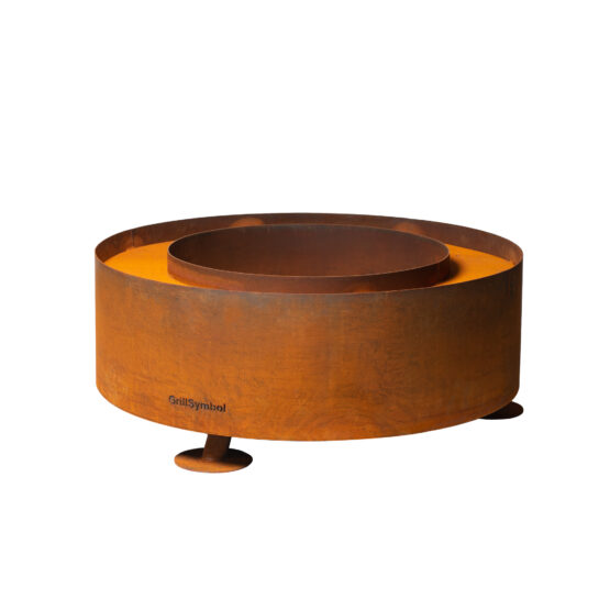 GrillSymbol Corten Steel Fire Pit Luna SPECIAL OFFER