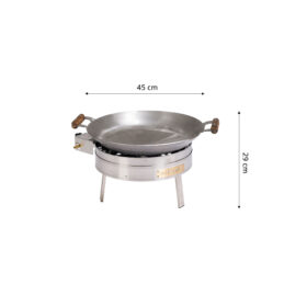 GrillSymbol Wok Burner Set PRO-450, ø 45 cm