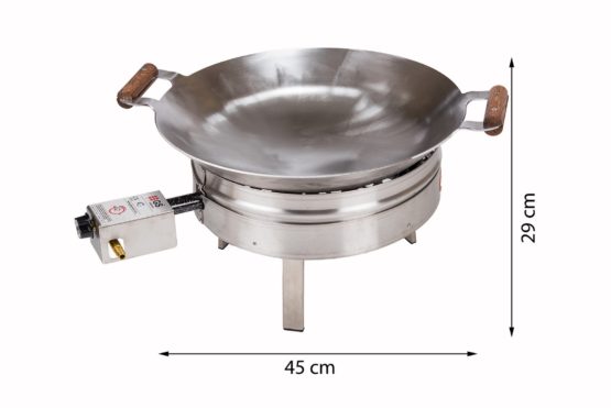 GrillSymbol Wok Burner Set PRO-450, ø 45 cm