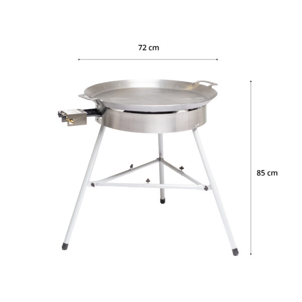 GrillSymbol Paella Cooking Set Basic-720, ø 72 cm