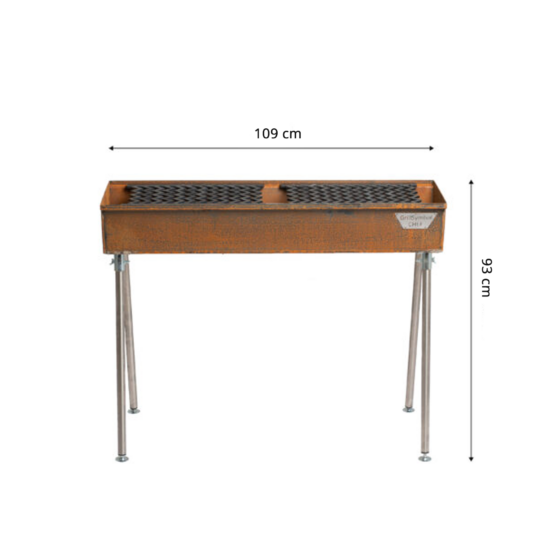 GrillSymbol Charcoal Grill Naked Chef XL