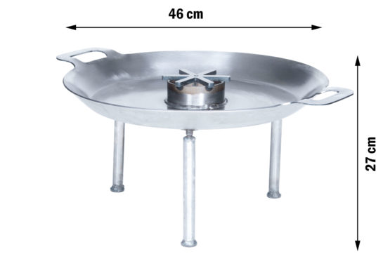 OUTLET GrillSymbol Poêle à paella sur le feu Wild Chef, ø 46 cm