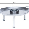 OUTLET GrillSymbol Poêle à paella sur le feu Wild Chef, ø 58 cm