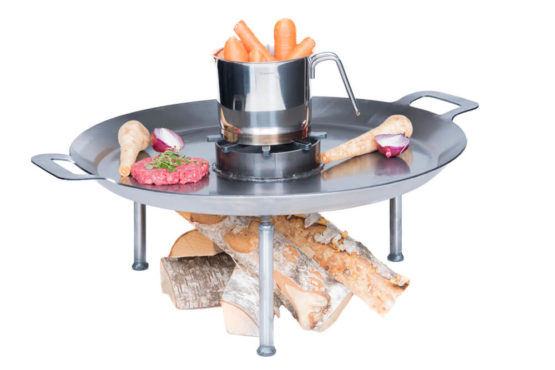 OUTLET GrillSymbol Poêle à paella sur le feu Wild Chef, ø 58 cm