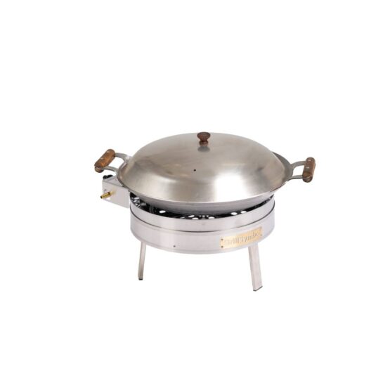 GrillSymbol Quemador de sartén wok PRO-450 inox, ø 45 cm