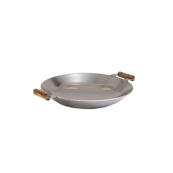 GrillSymbol Wok-Pfanne 450 inox mit Adapter