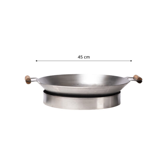 GrillSymbol Wok-Pfanne 450 mit Adapter