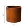 GrillSymbol Corten Steel Planter Myy