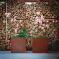 GrillSymbol Corten Steel Planter Fiora S