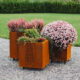 GrillSymbol Corten Steel Planters Set of 3 Fat Ballerina GrillSymbol Corten Steel Planters Set of 3 Fat Ballerina