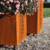 GrillSymbol Corten Steel Planters Set of 3 Fat Ballerina