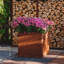 GrillSymbol Corten Steel Planter Fiora L