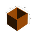 Petteri Wiimaa Jardinière en acier Corten Clara L
